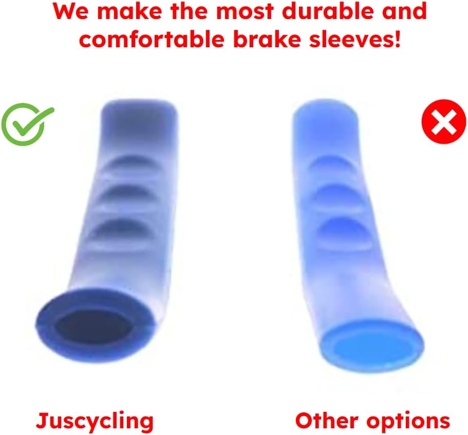 Silicone Bike Handlebar Grips Set 75x12mm Black Red Green Blue Yellow 5 Pairs Universal Fit - Image 2