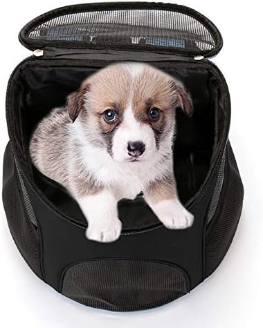 Pet Travel Carrier Backpack for Dogs and Cats Up to 8kg 36×31×45cm Blue - Image 5