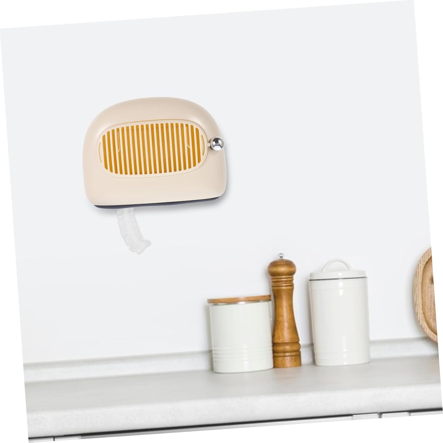 Wall-Mounted Pouch Dispenser - Multifunctional for Bathroom Kitchen Home - Yellow - 1 Piece - Image 4