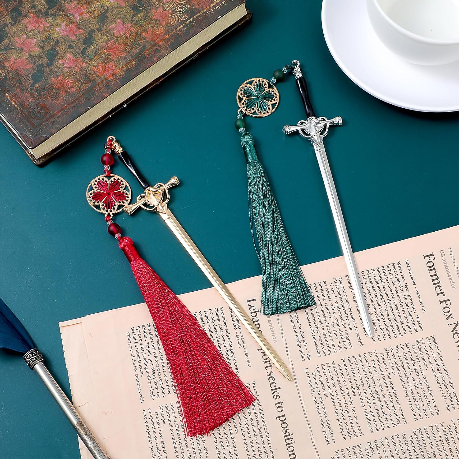 Red and Green Bookmarks 2 Pack Perfect Gift for Book Lovers - Image 3