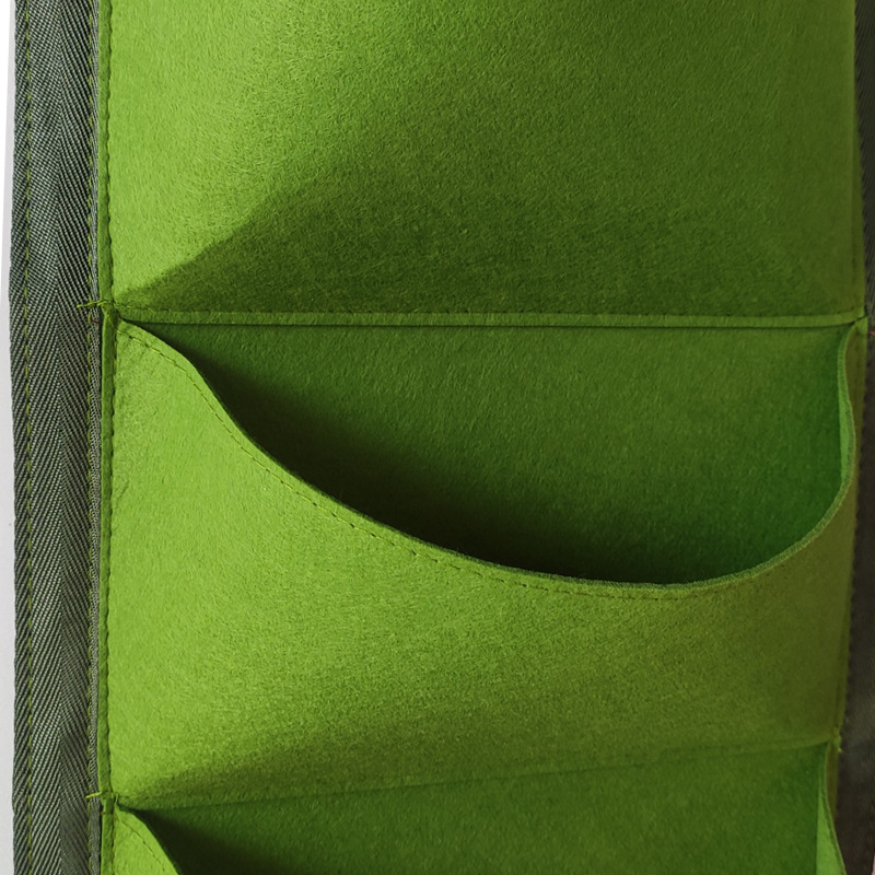 28x100cm Black and Green Vertical Garden Planter Bags Set of 2 - Plant Grow Bags for Vegetable Garden Plant Tower - Image 2