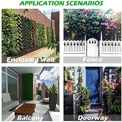 28x100cm Black and Green Vertical Garden Planter Bags Set of 2 - Plant Grow Bags for Vegetable Garden Plant Tower - Image 4