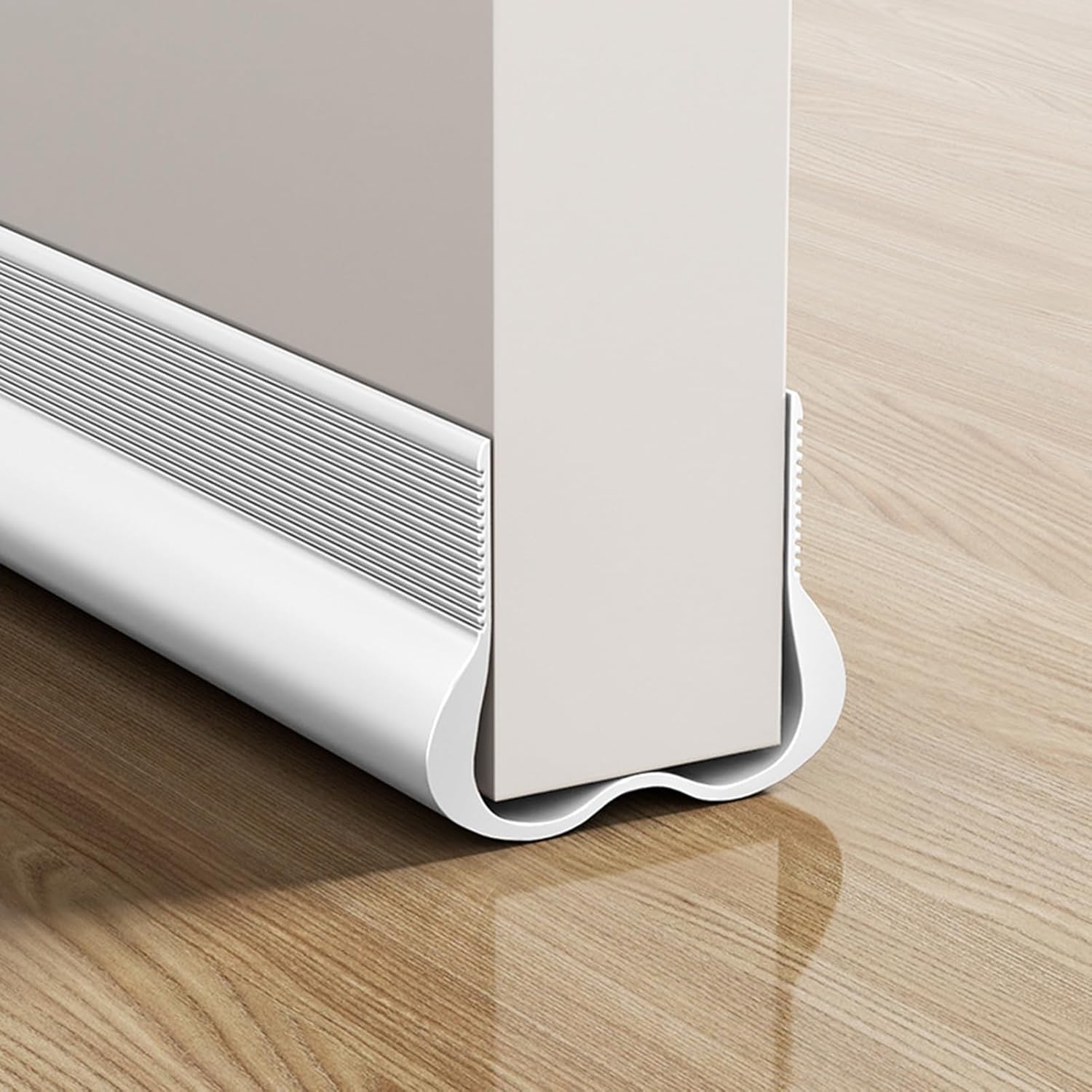 Adjustable Draft Stopper Door Strip Cushion Double Sided Draft Guard Insulation 93cm White - Image 1
