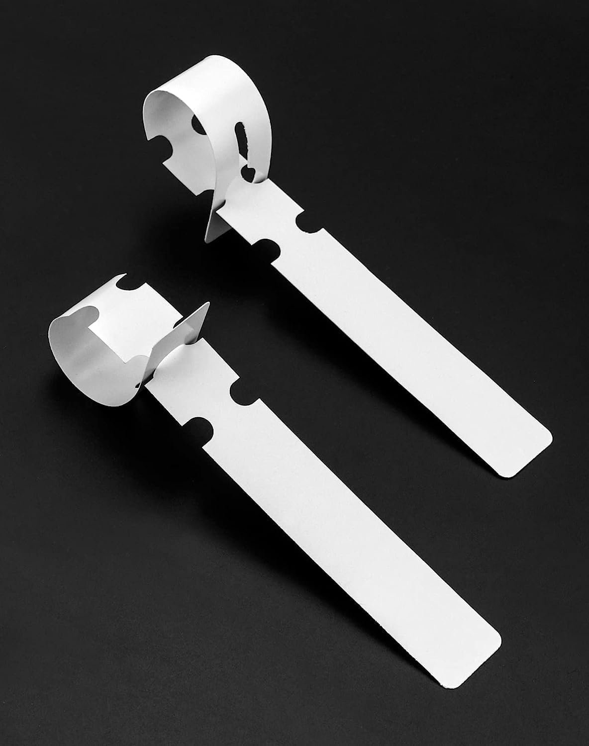 100 White Waterproof Plant Labels Garden Stakes - Durable Steeketiketten for Outdoor Use - Image 2