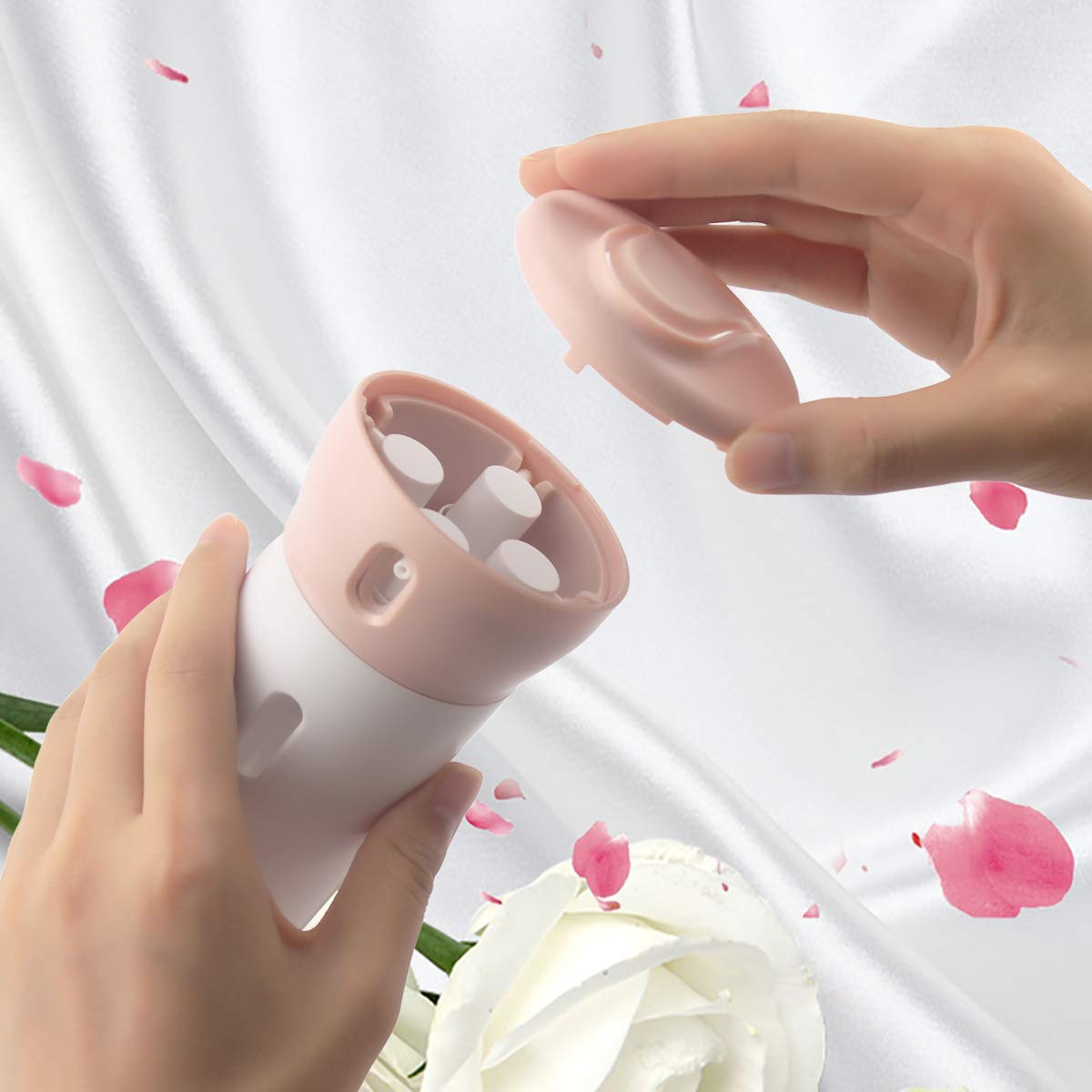 2 Pack 4-in-1 Travel Size Refillable Bottles for Shampoo & Lotion Leakproof Compact Toiletry Containers for Hand Luggage - Image 2