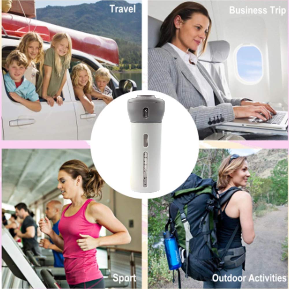 2 Pack 4-in-1 Travel Size Refillable Bottles for Shampoo & Lotion Leakproof Compact Toiletry Containers for Hand Luggage - Image 5