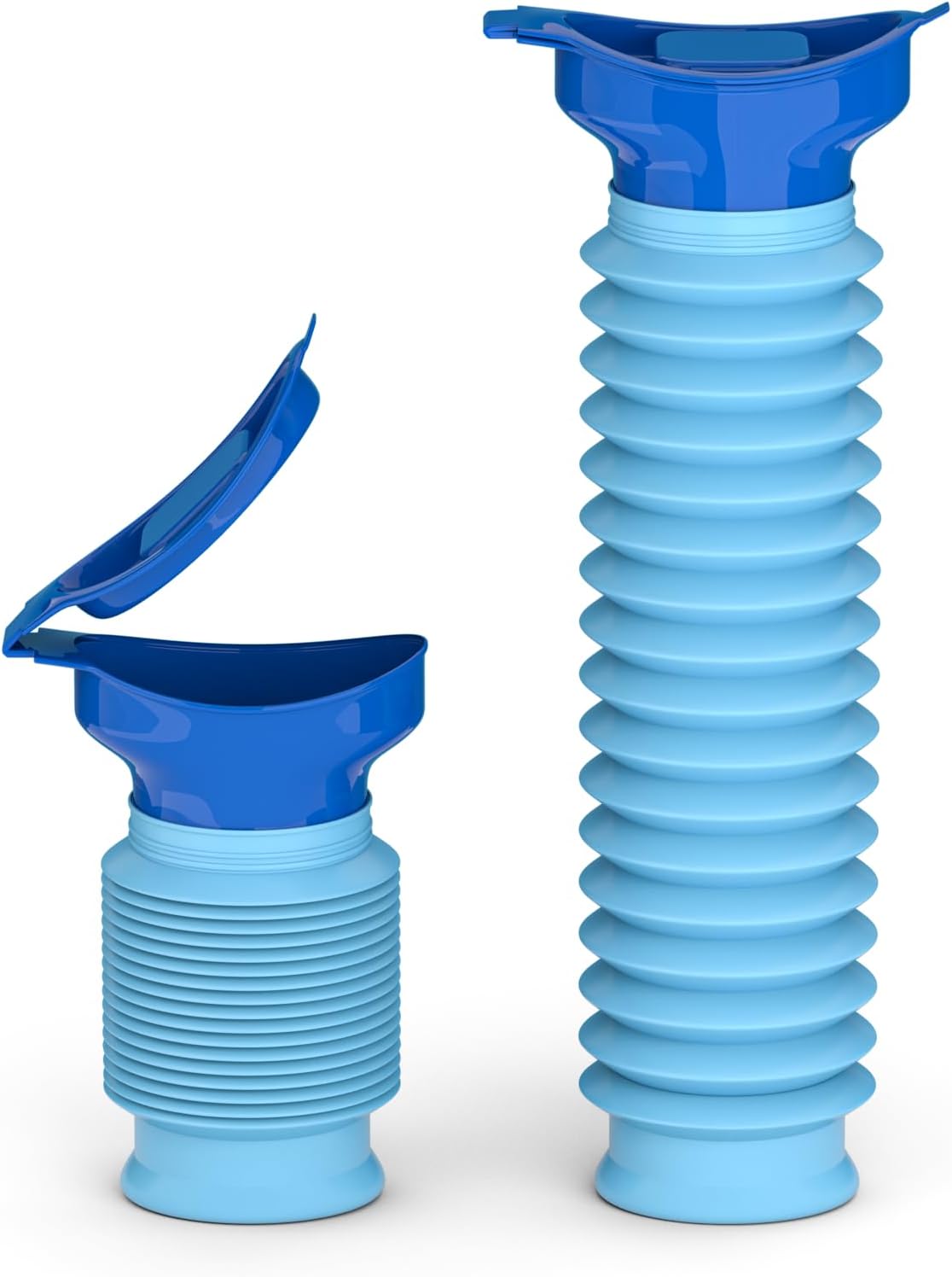 Foldable Emergency Urinal for Car Camping Travel Unisex Leakproof Reusable 750ml Blue - Image 1