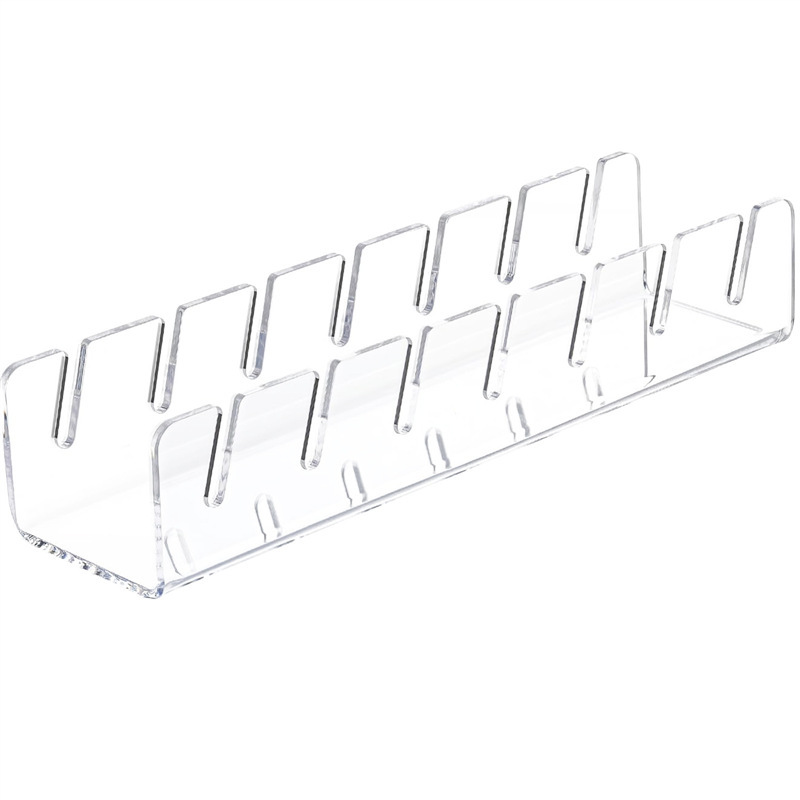 Acrylic Hat Organizer for 7 Hats No Drilling Required Transparent Hat Holder Gift for Men - Image 1