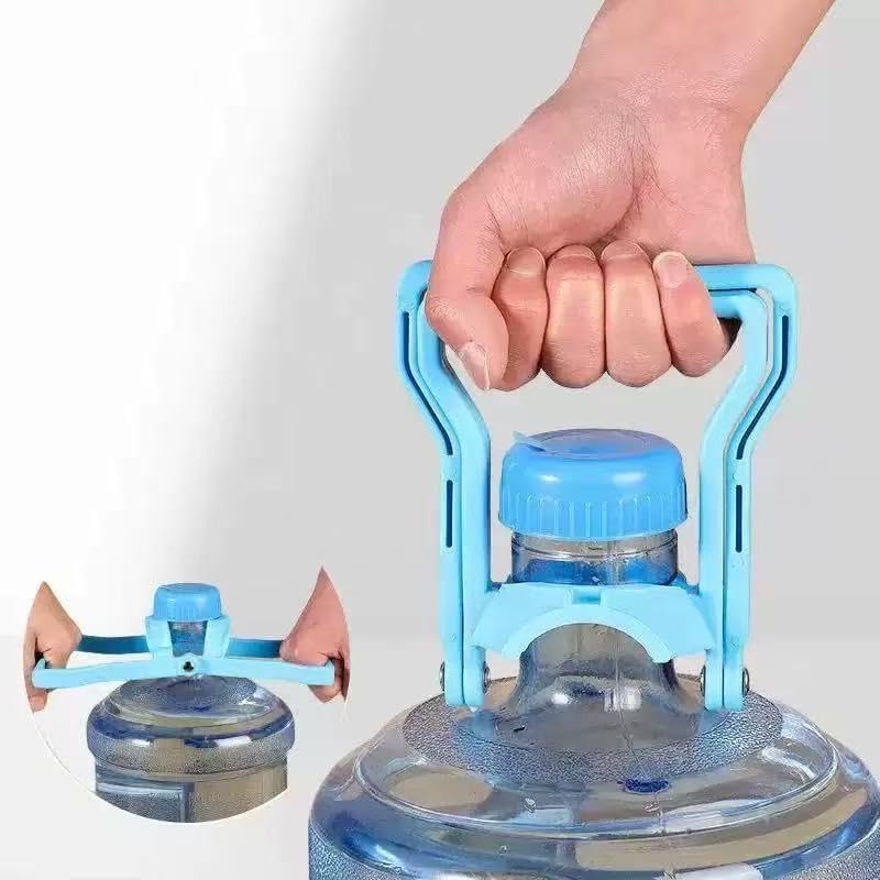 Blue Water Jug Handle 2 Pack with 5 Gallon Water Bottle Cap Heavy Duty Kettle Clamp - Image 6