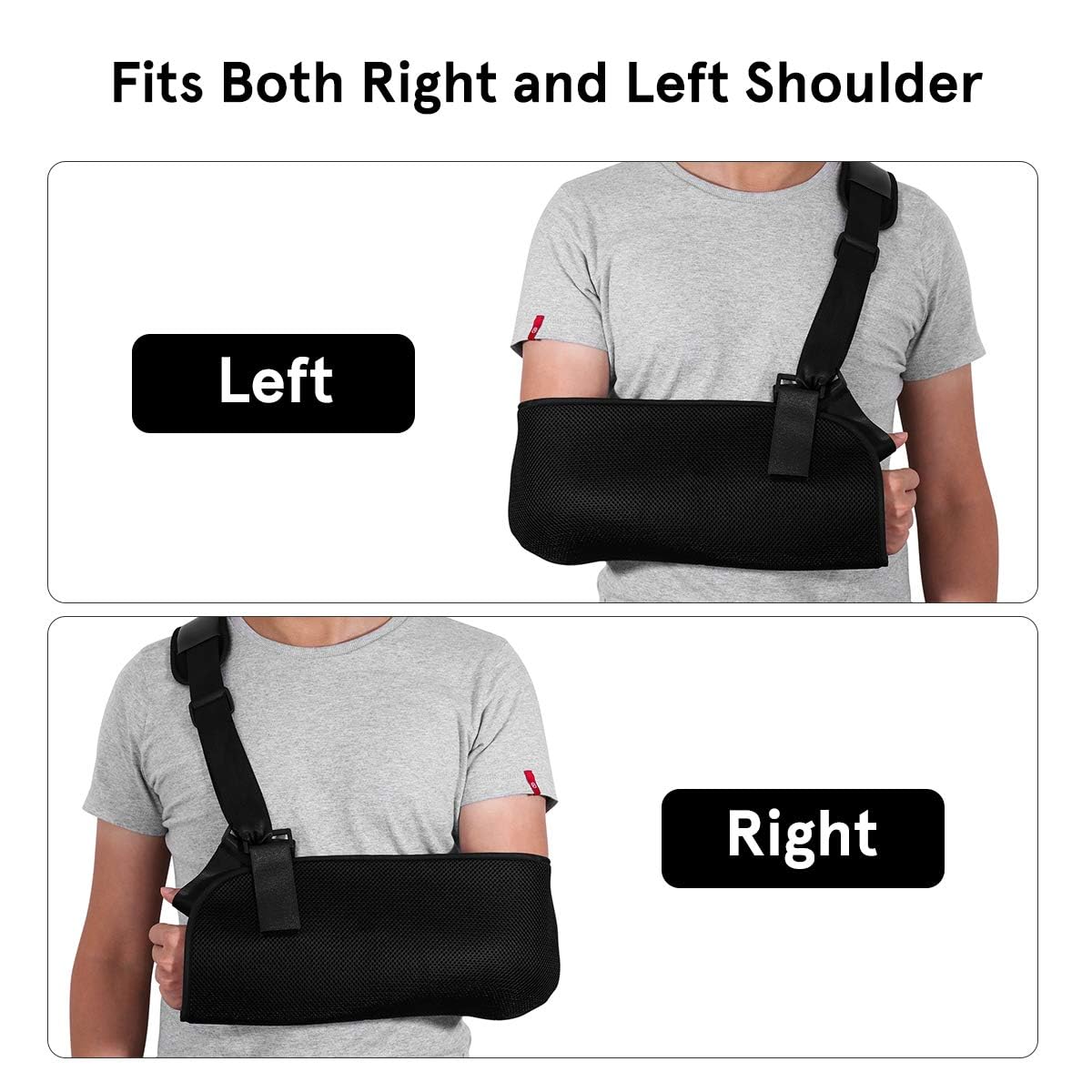 Adjustable Breathable Arm Sling Shoulder Immobilizer Support Brace Universal for Men Women Left Right Arm - Image 7
