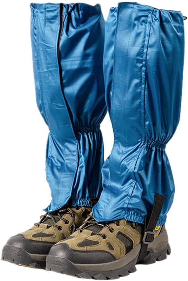 Waterproof Gaiters for Outdoor & Hiking - Protect Legs from Snow Mud & Branches - 600D Ripstop Fabric Adjustable Pair - Image 1