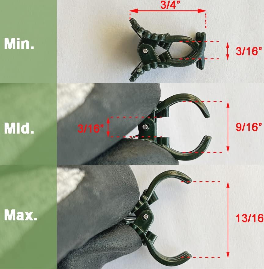 40 Reusable Plant Support Clips - Garden Tool for Supporting and Guiding Plants and Flowers - Image 5