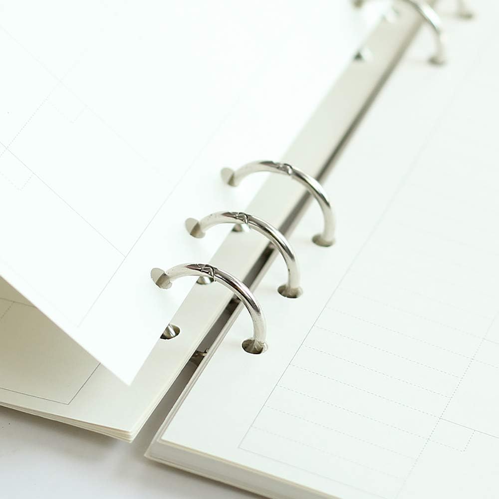 15mm Silver Metal Binder Rings 12 Pack Loose Leaf Hinged Rings for Scrapbooking Planner Crafting - Image 3
