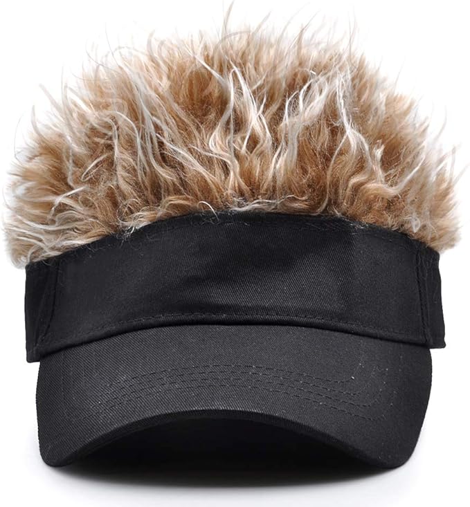 Funny Wig Beanie Winter Hat Adjustable for Party & Carnival Unique Gift - Image 1