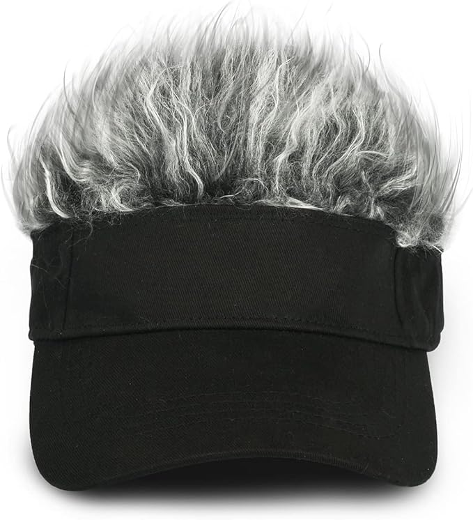 Funny Wig Beanie Winter Hat Adjustable for Party & Carnival Unique Gift One Piece - Image 1