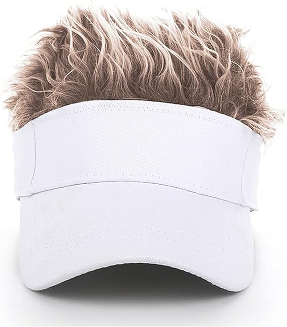 Winter Beanie with Funny Wig - Adjustable Novelty Cap for Festivals & Carnivals - Unique Gift Idea - Image 2