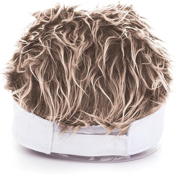 Winter Beanie with Funny Wig - Adjustable Novelty Cap for Festivals & Carnivals - Unique Gift Idea - Image 4