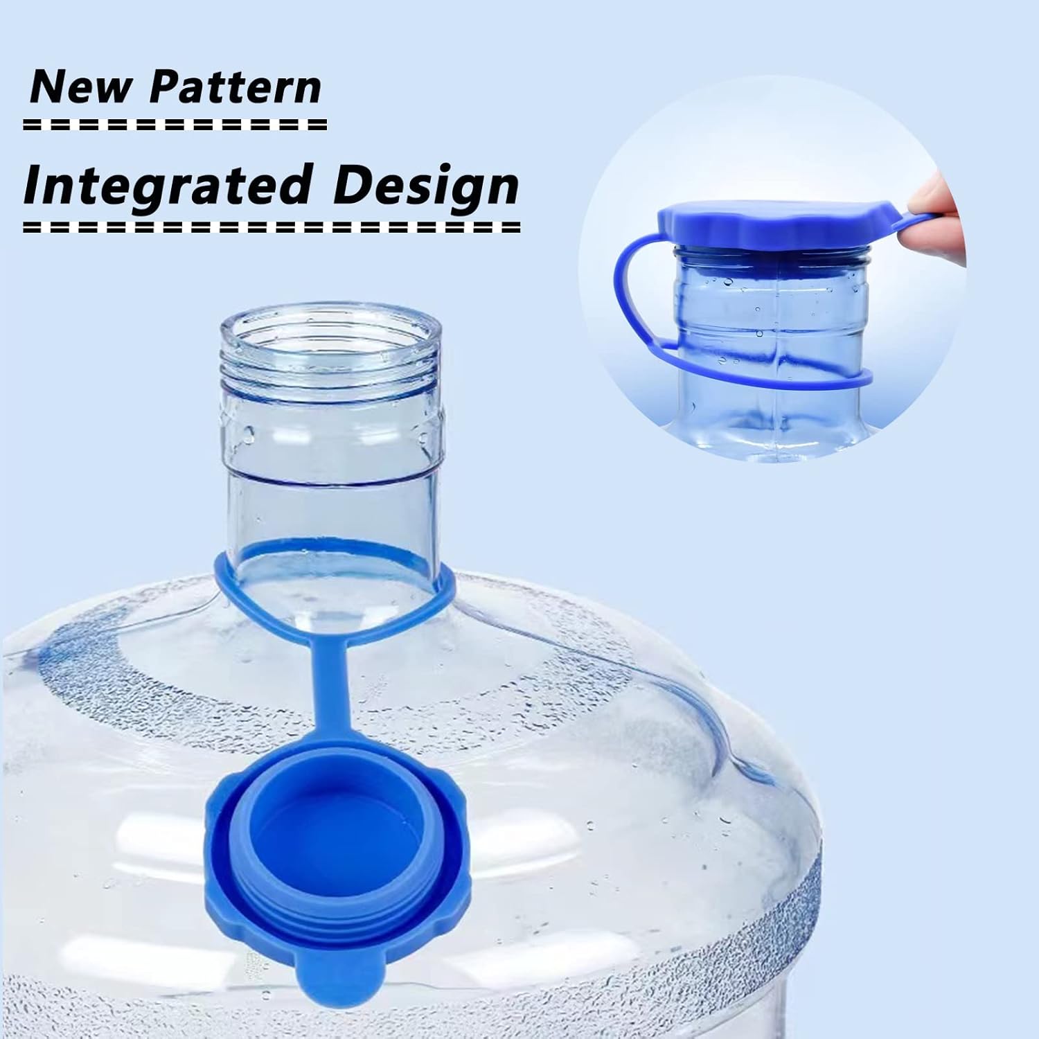 5 Gallon Water Kettle Lid Set of 4 Reusable Silicone Leakproof Bottle Lids - Image 2