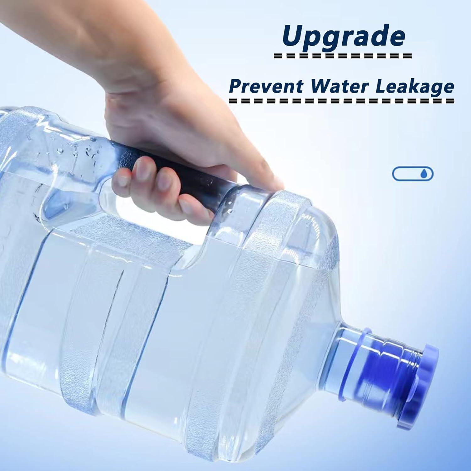 5 Gallon Water Kettle Lid Set of 4 Reusable Silicone Leakproof Bottle Lids - Image 4