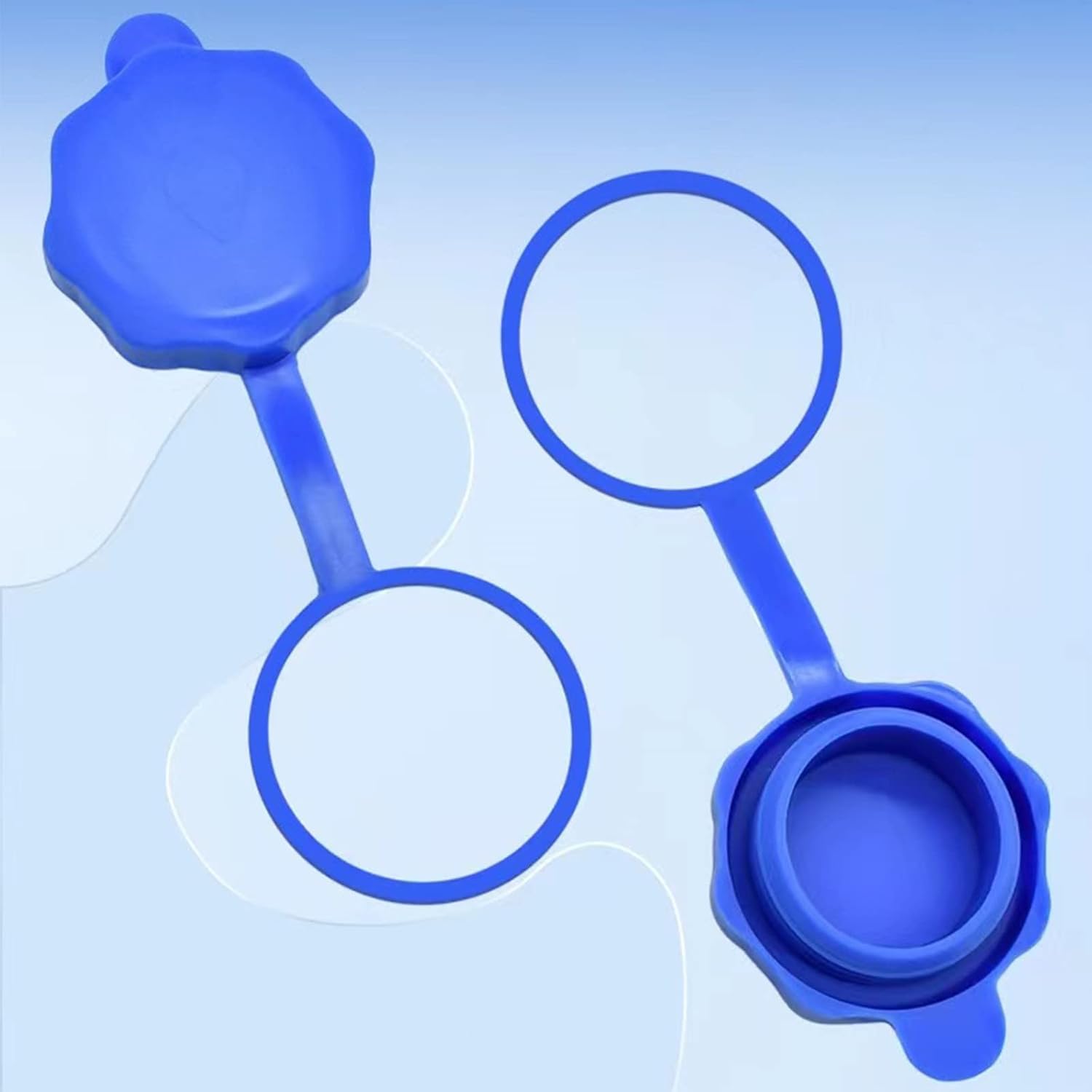 5 Gallon Water Kettle Lid Set of 4 Reusable Silicone Leakproof Bottle Lids - Image 6