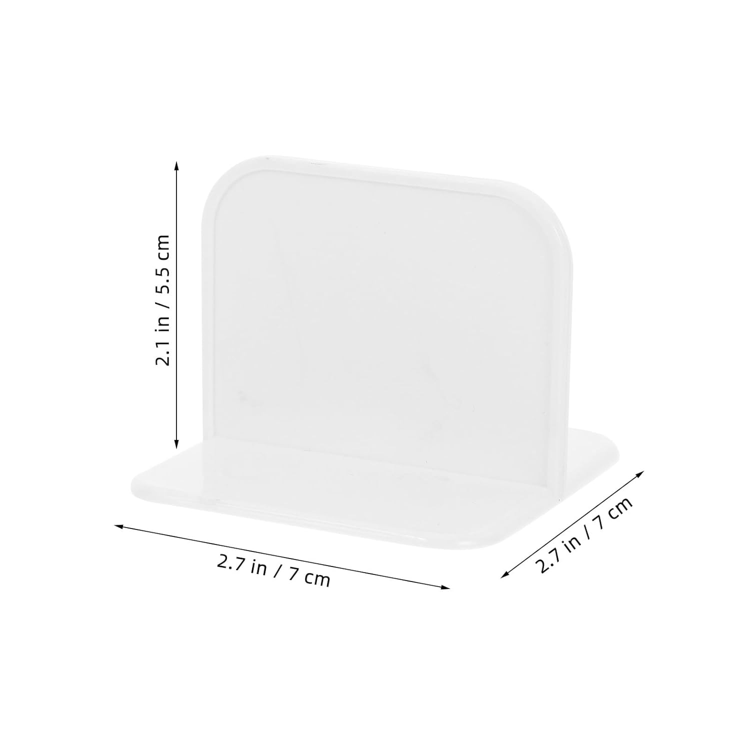4-Piece White Anti-Slip Fence Base Stabilizer Set for Fence Support and Safety - Image 2