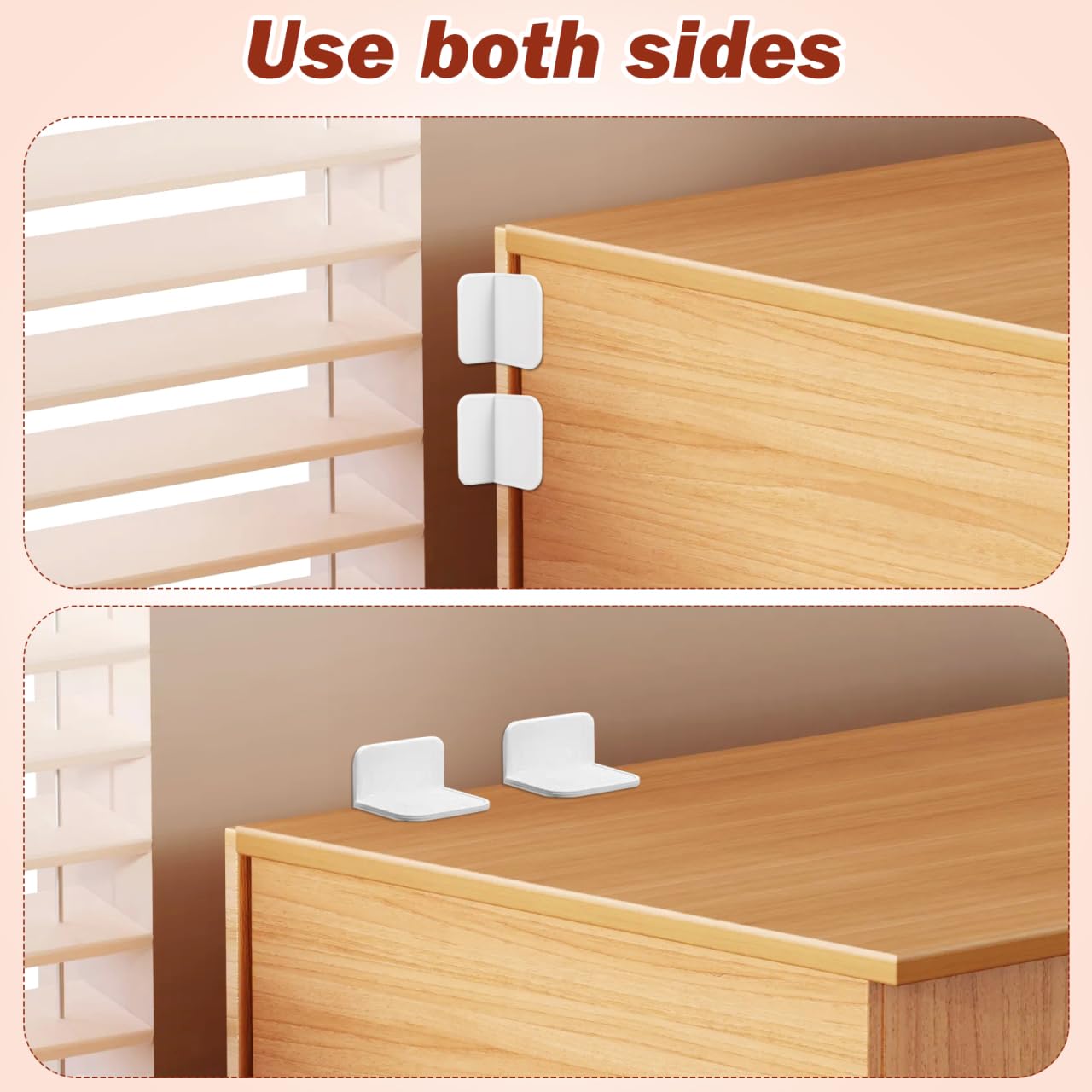4-Piece White Anti-Slip Fence Base Stabilizer Set for Fence Support and Safety - Image 4