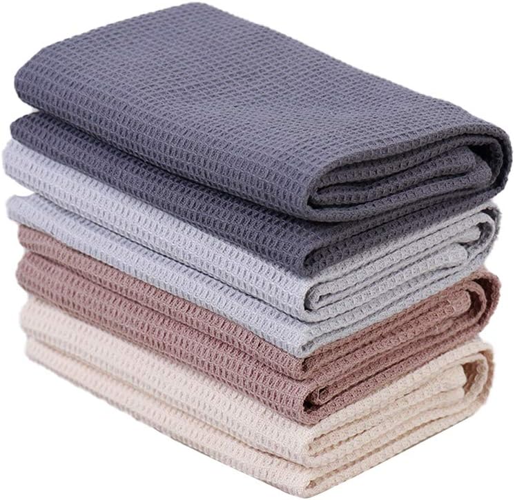 4-Piece Kitchen Towel Set 100% Cotton 43x65cm Highly Absorbent Quick Drying Multifunctional - Image 1