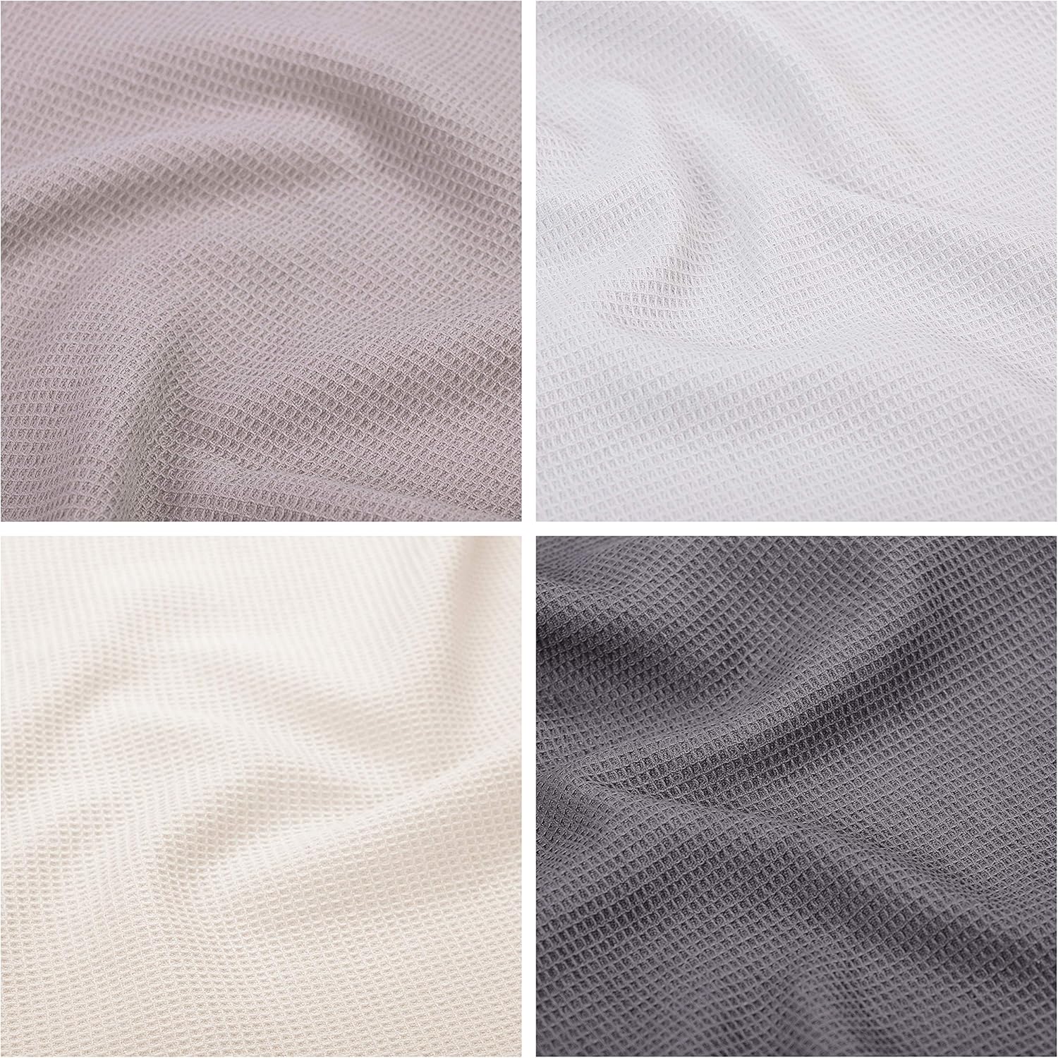 4-Piece Kitchen Towel Set 100% Cotton 43x65cm Highly Absorbent Quick Drying Multifunctional - Image 6