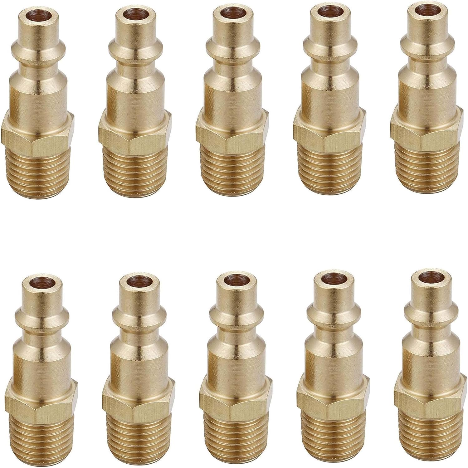 10 Pack 1/4 Inch Adapters/Connectors - General Purpose, Durable & Rustproof - Image 1