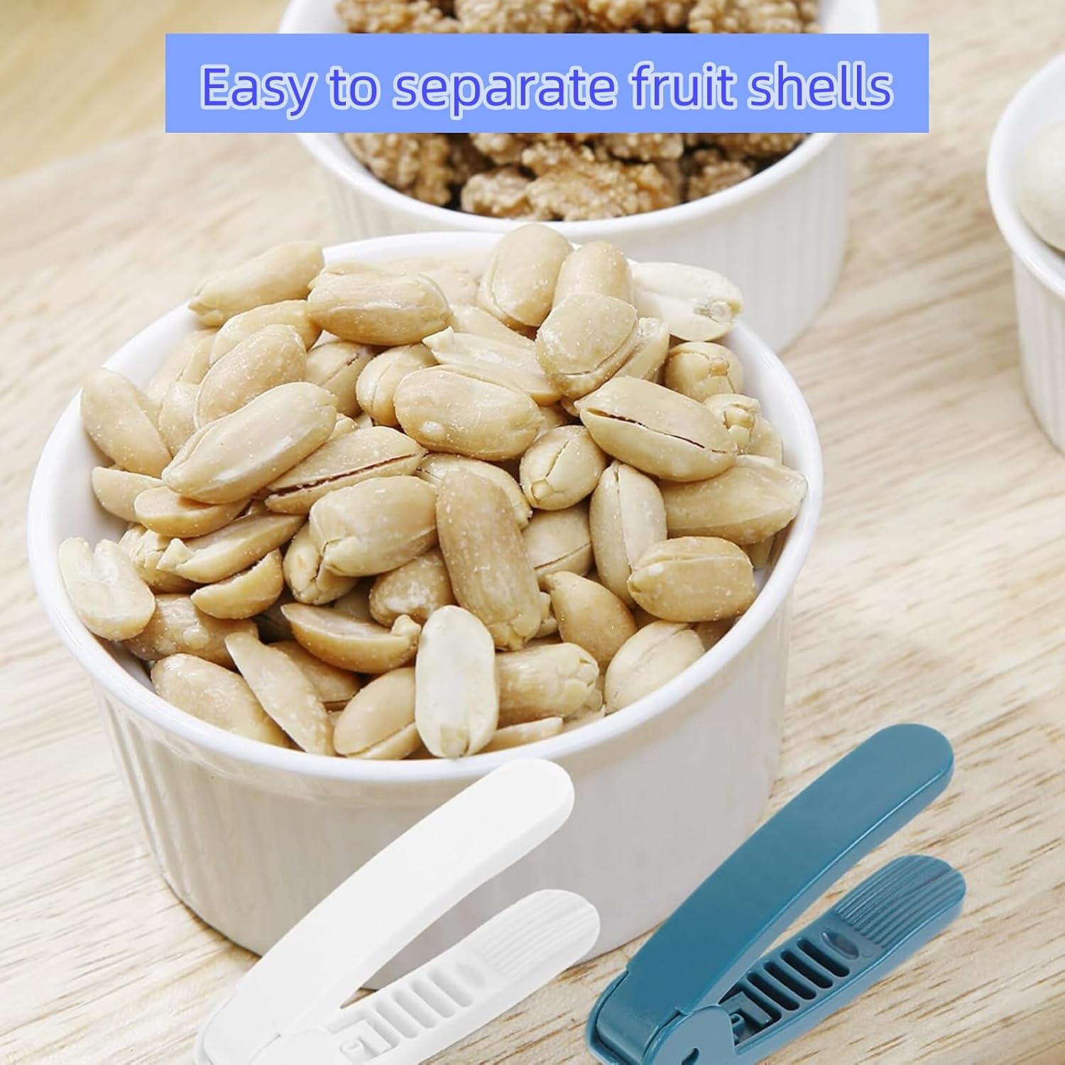 2 Pack Manual Nut Peeler Clip for Peanuts Pistachios Chestnuts Sunflower Seeds Watermelon Seeds - Handheld Nut Sheller Tool - Image 6