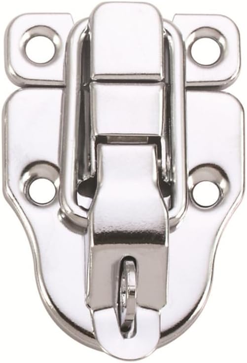 10 Pack Silver Hasp Locks 59mm with Screws Universal Chest Hardware Secure Locking Solution - Image 4