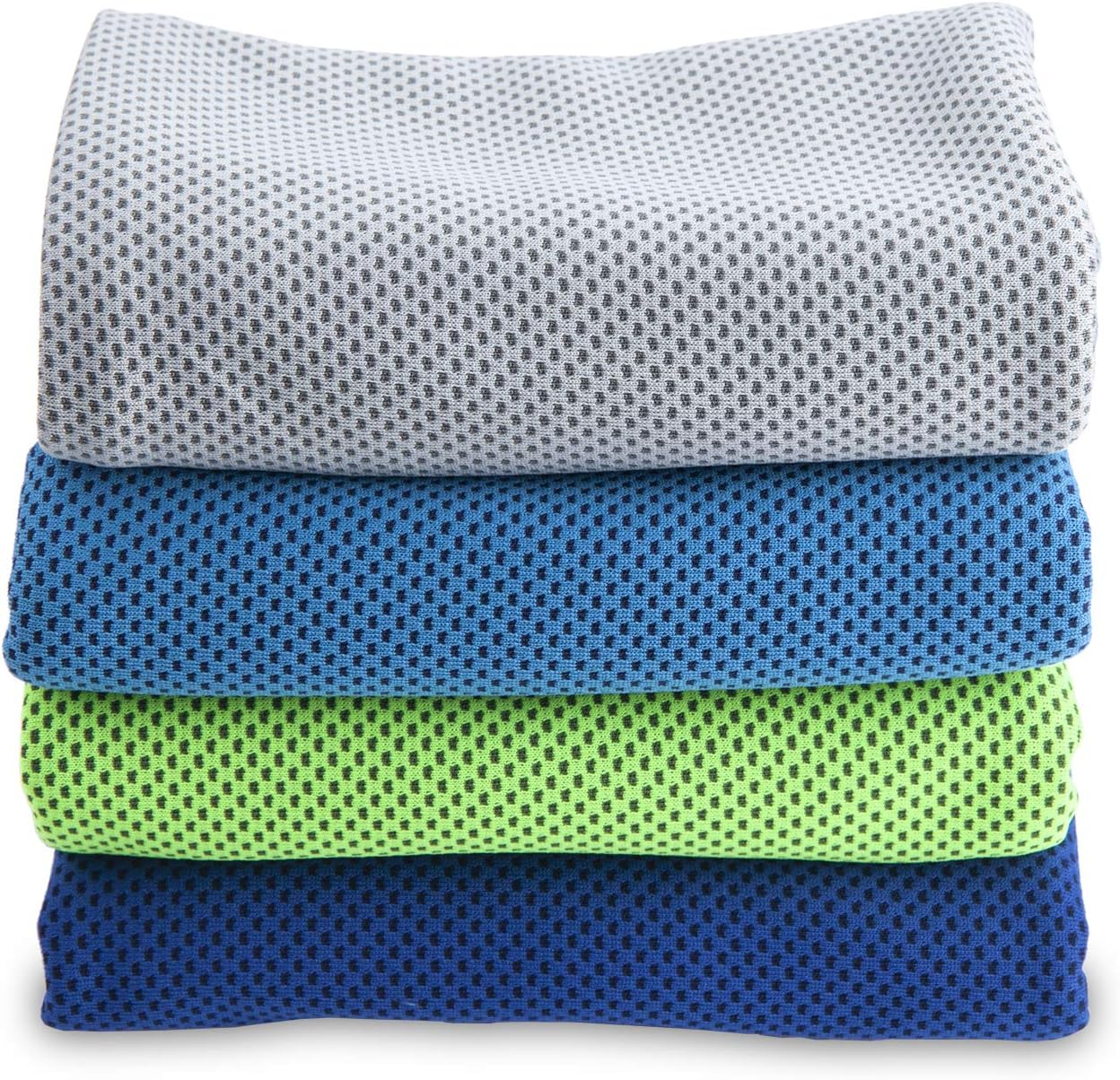 4 Pack Cooling Neck Sports Towels 100x30cm Microfiber Super Absorbent Sweat Wicking for Gym Fitness Workout - Image 3