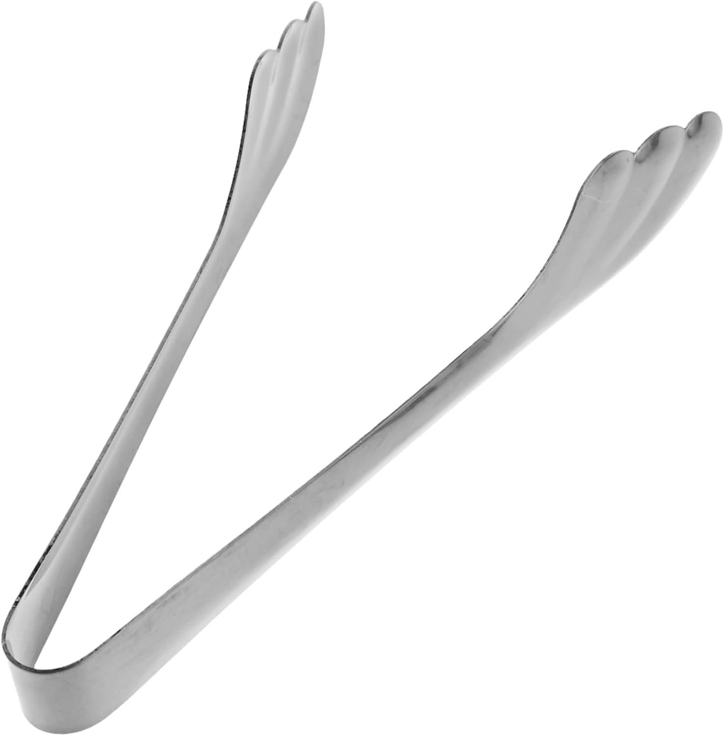 1 Piece Reusable Stainless Steel Food Clip Ice Salad Buffet Retro Angel Wing Design - Image 1