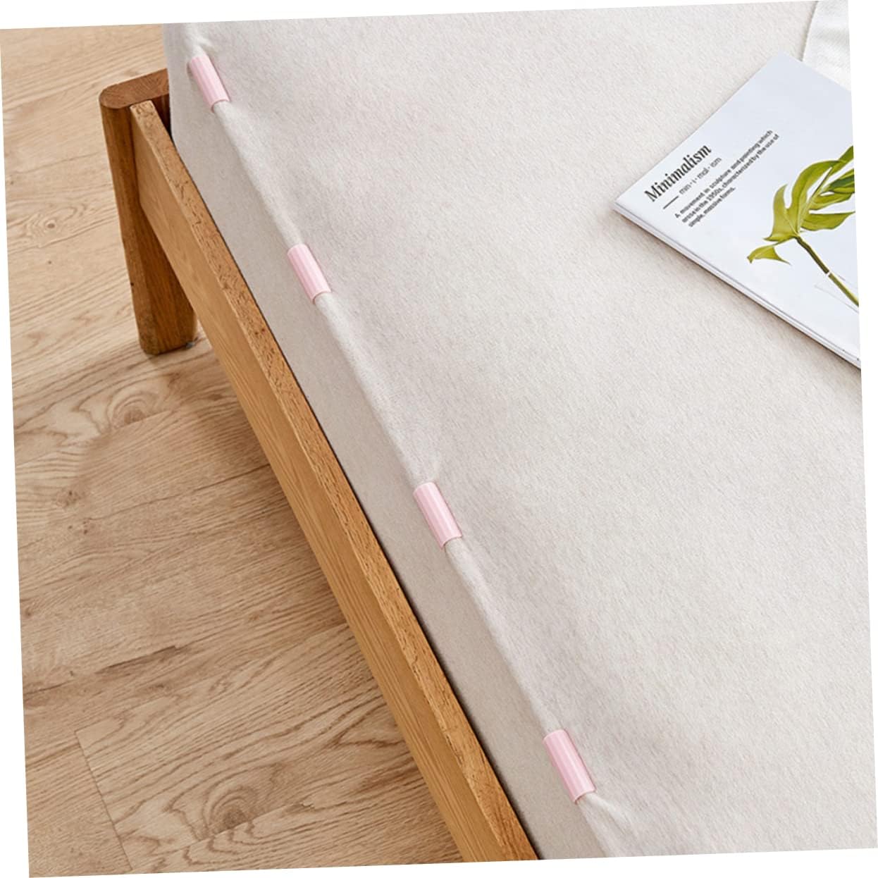 6 Pack Silicone Sheet Holders Anti-Slip Bed Sheet Clips for Mattress & Duvet - Image 2