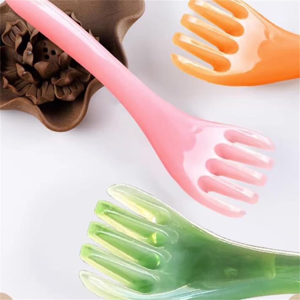 3 Piece Facial Massage Tool Set 5 Claw Face Scraper Scalp Massage Comb Body Scraper Stick for Back Neck Face Head SPA Skincare - Image 4