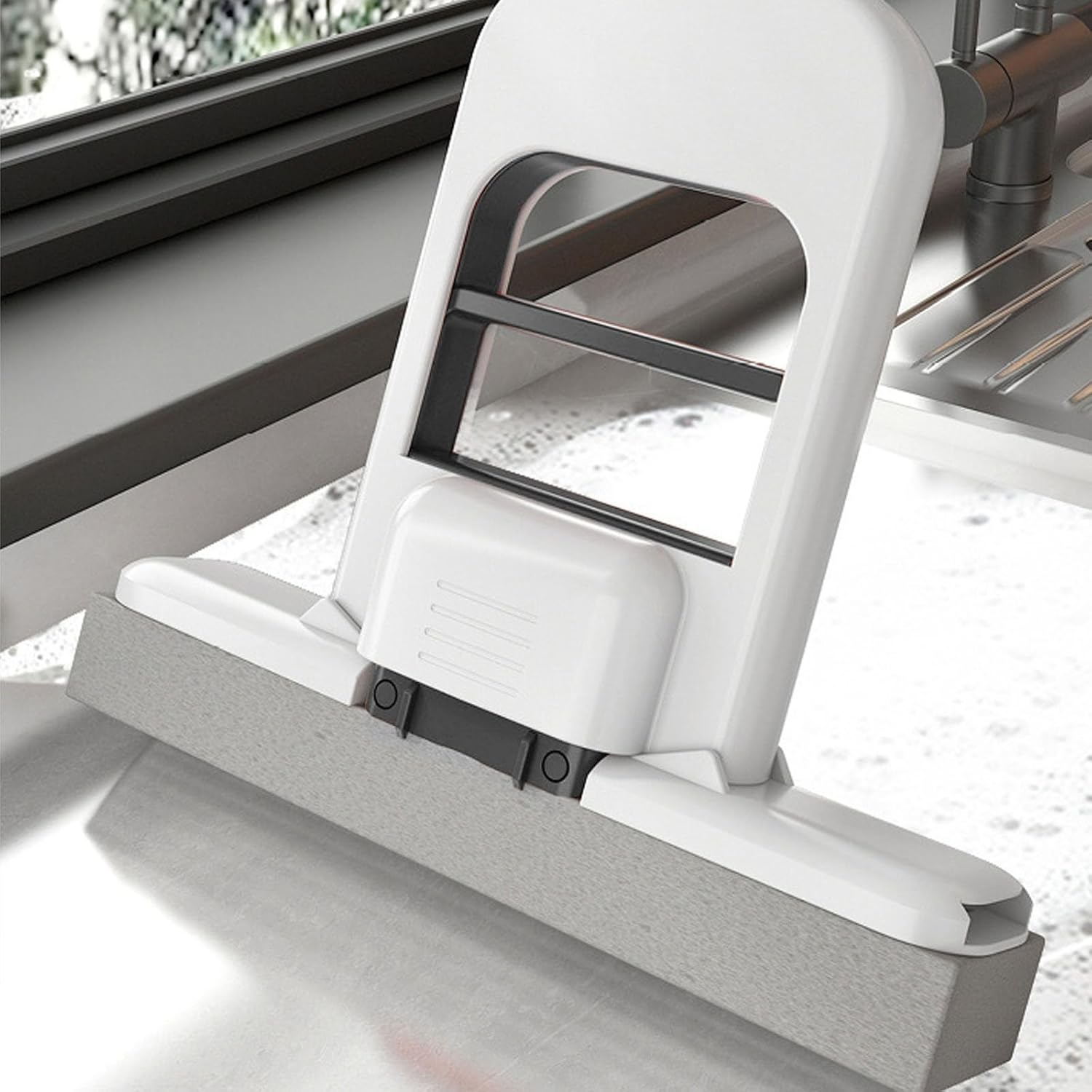 Mini Foldable Desk Mop - 1 Piece - Wet and Dry Use - Suitable for Bathroom and Kitchen - Image 3