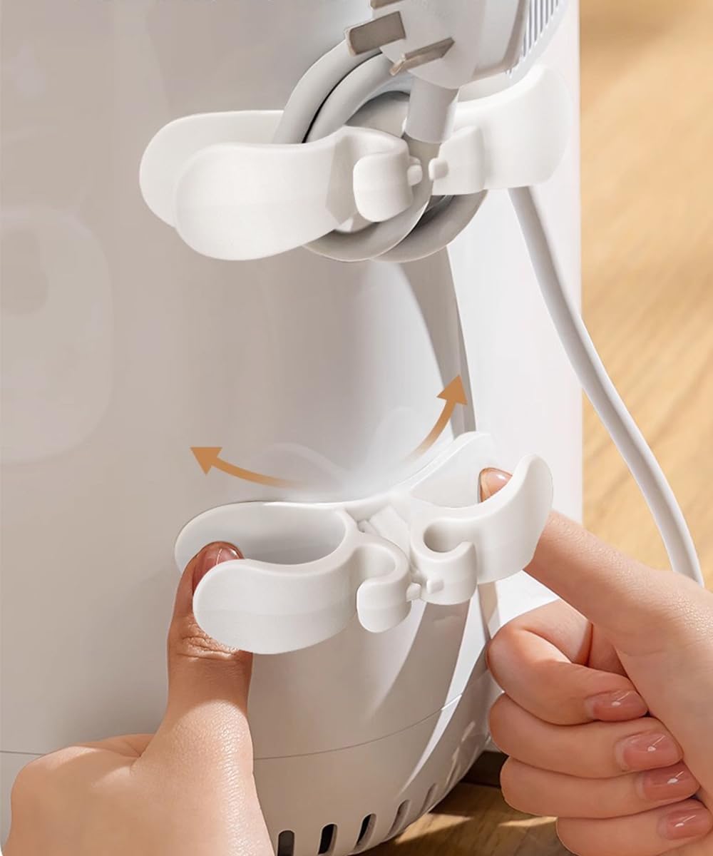 4 Pack Self-Adhesive Cable Clips - Silicone Cable Organizer for Desk & Car - Cable Holders - Image 7