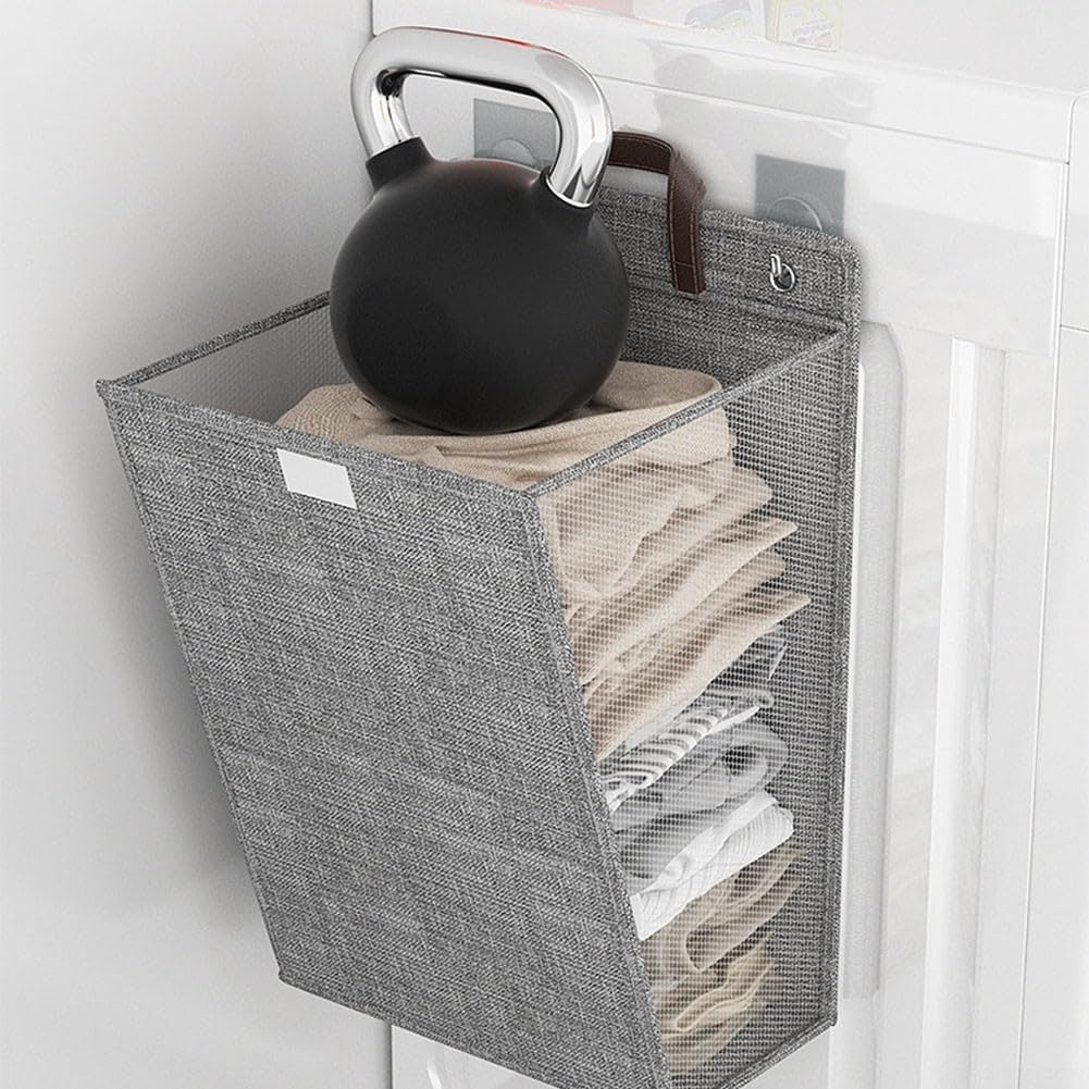 Foldable Laundry Basket with Sturdy Handles - Waterproof Clothes Washing Container - Space Saving Design - Image 2