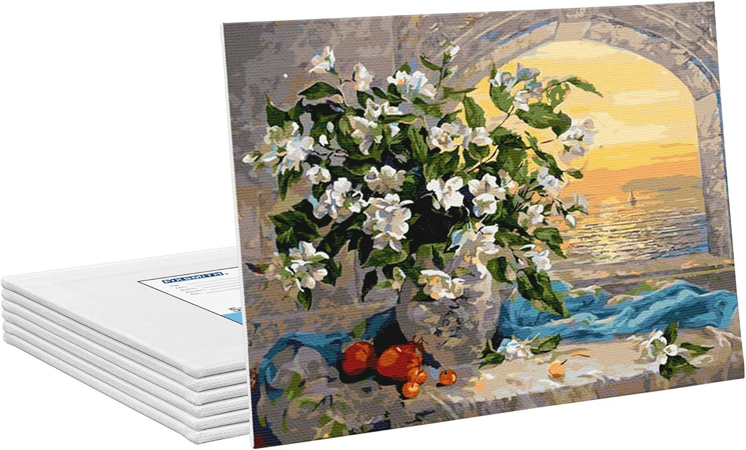 Product Image  Painting Canvas Panel Boards - 5x7 Inch Art Canvas,24 Pack with 5x7 Inch Canvas Board 6 Pack Canvases, 100% Cotton, Primed Canvas Panel, Acid Free, Artist Canvas Boards - Image 7