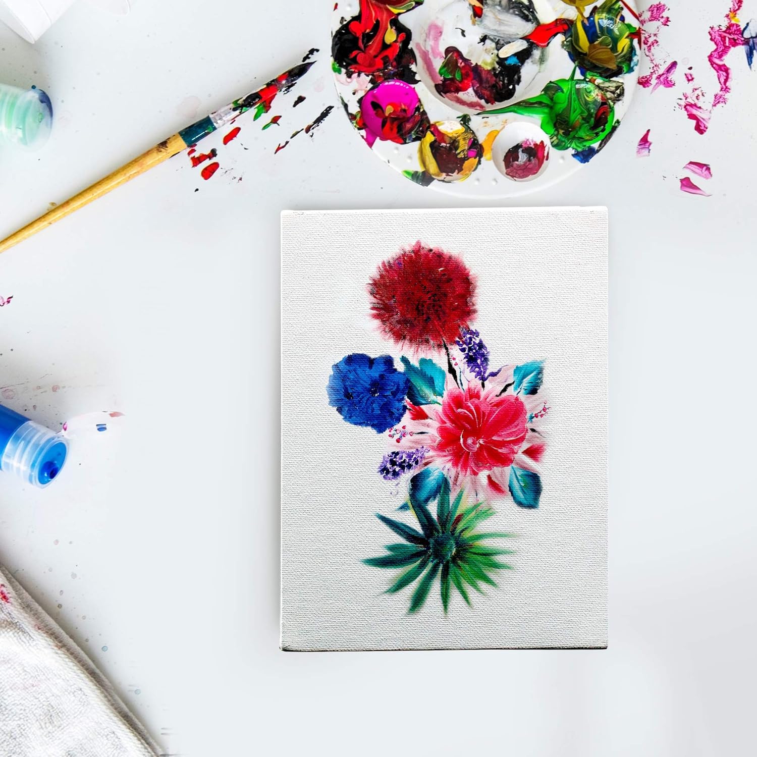 Product Image  Painting Canvas Panel Boards - 5x7 Inch Art Canvas,24 Pack with 5x7 Inch Canvas Board 6 Pack Canvases, 100% Cotton, Primed Canvas Panel, Acid Free, Artist Canvas Boards - Image 8