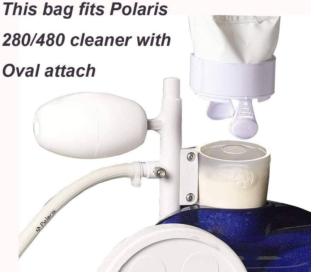 Spa Part Nylon Mesh Pool Cleaner All Purpose Bag - Fits Polaris 280, 480 Cleaner - Zippered K13 K16 (2) - Image 2