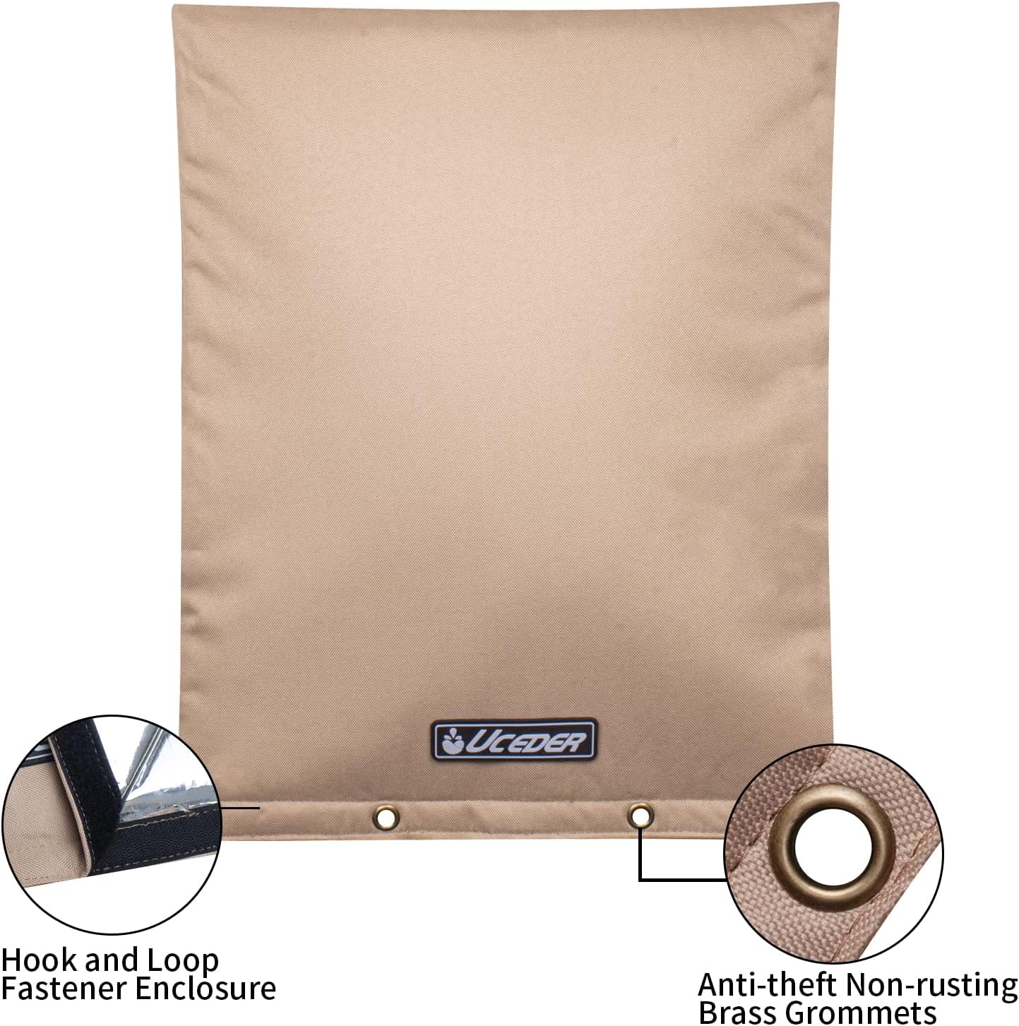 Backflow Preventer Insulation Cover -Sprinkler Covers for Outside-600D Waterproof Winter Water Well Pump Cover Perfect for Pipe Freeze Protection and Pressure Vacuum Breaker (16