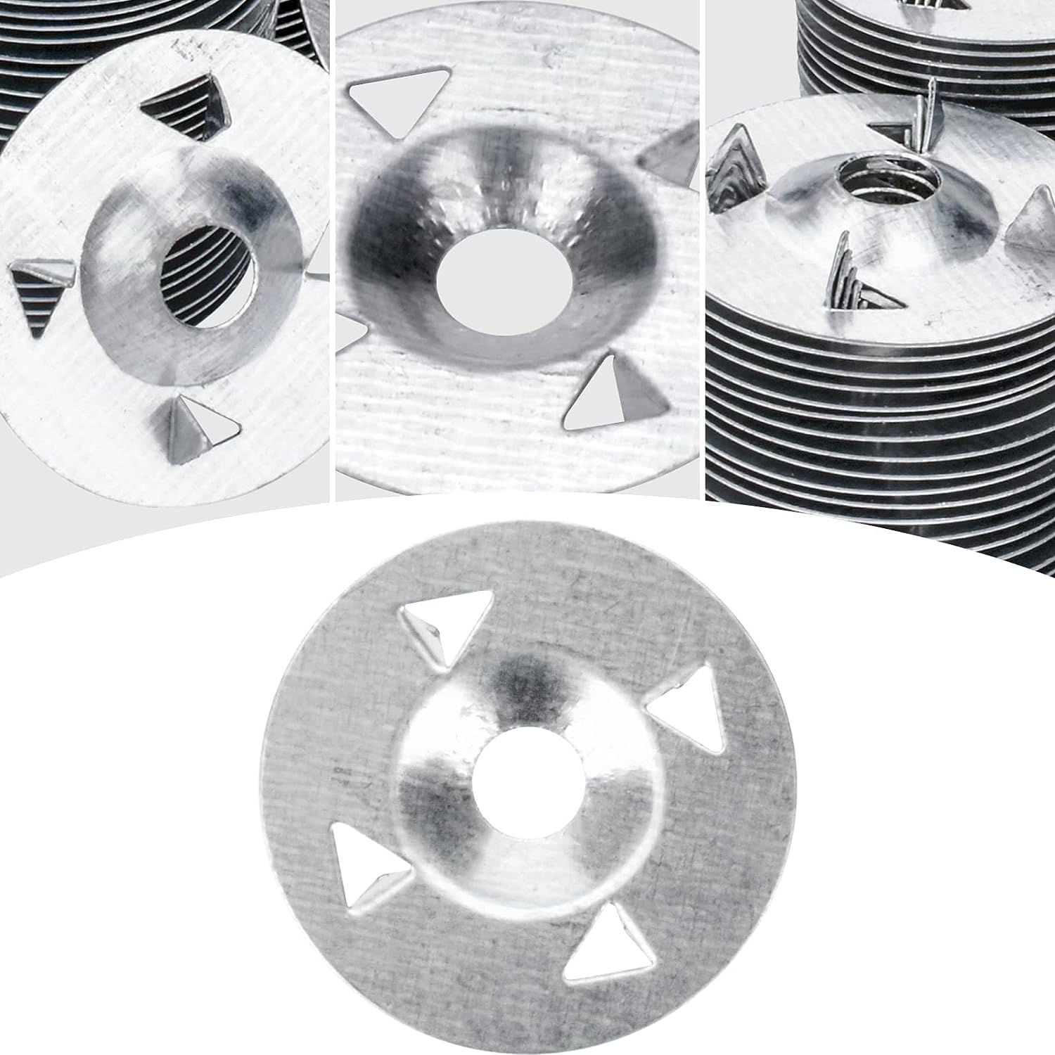 600Pcs Foam Board Fasteners - 1-1/8 Inch Metal Washers for Fixing Installation - Image 2