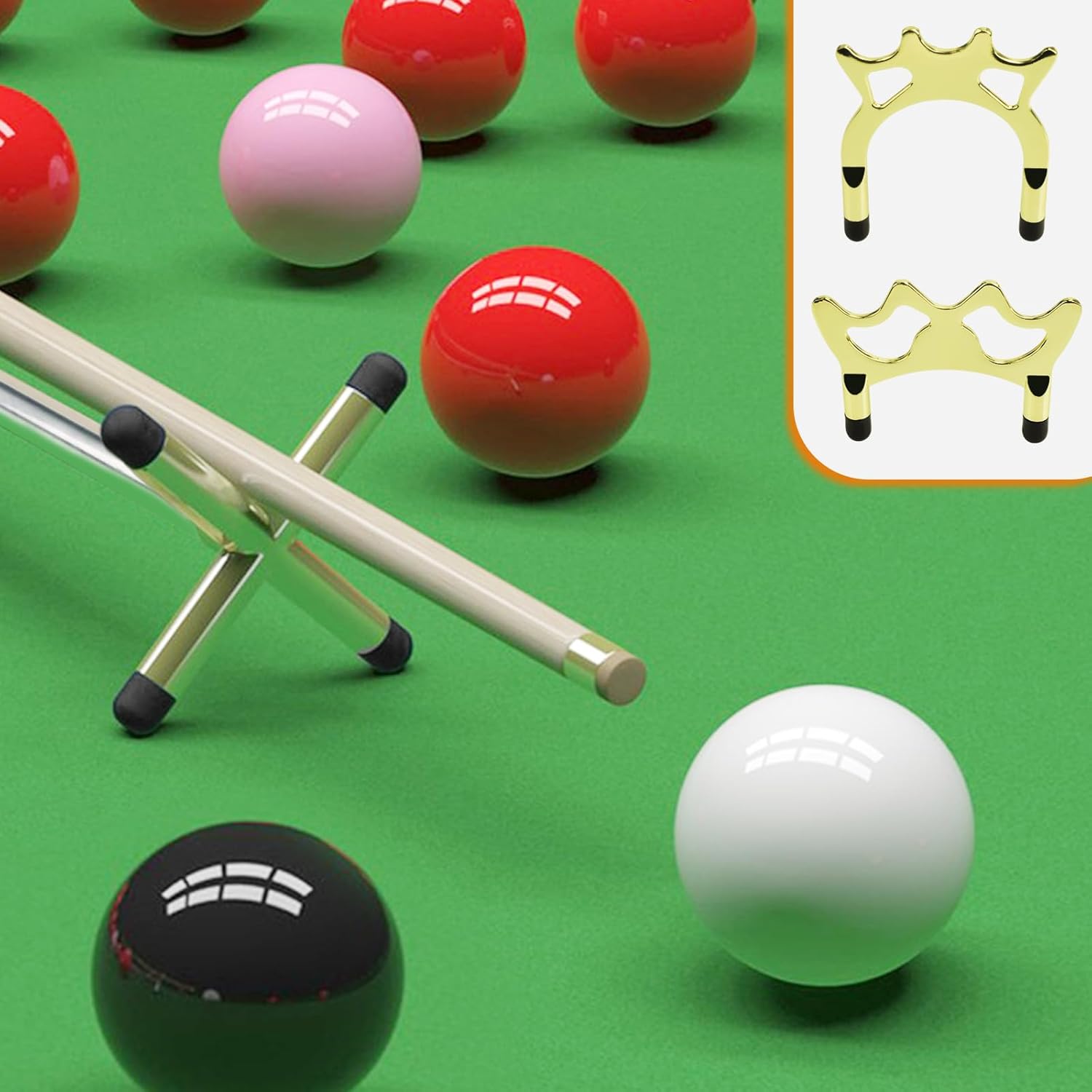 Retractable Billiards Cue Bridge Snooker Pool Bridge Stick Retractable Billiards Cue Stick Bridge with 3 Pcs Removable Bridge Head Pool Cue Table Accessories for Game, Competition - Image 7