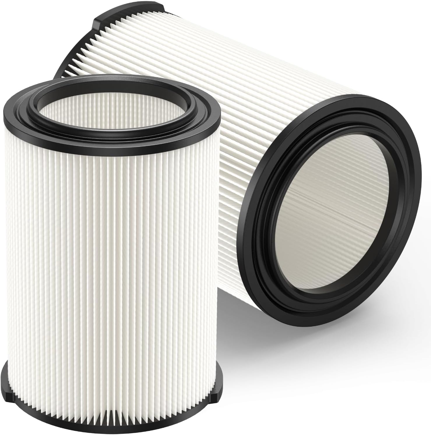 2-pack Standard Wet/dry Vac VF4000 Replacement Filter, Compatible with RIDGID Vacs 5-20 Galls Vacuum Cleaner - Image 1