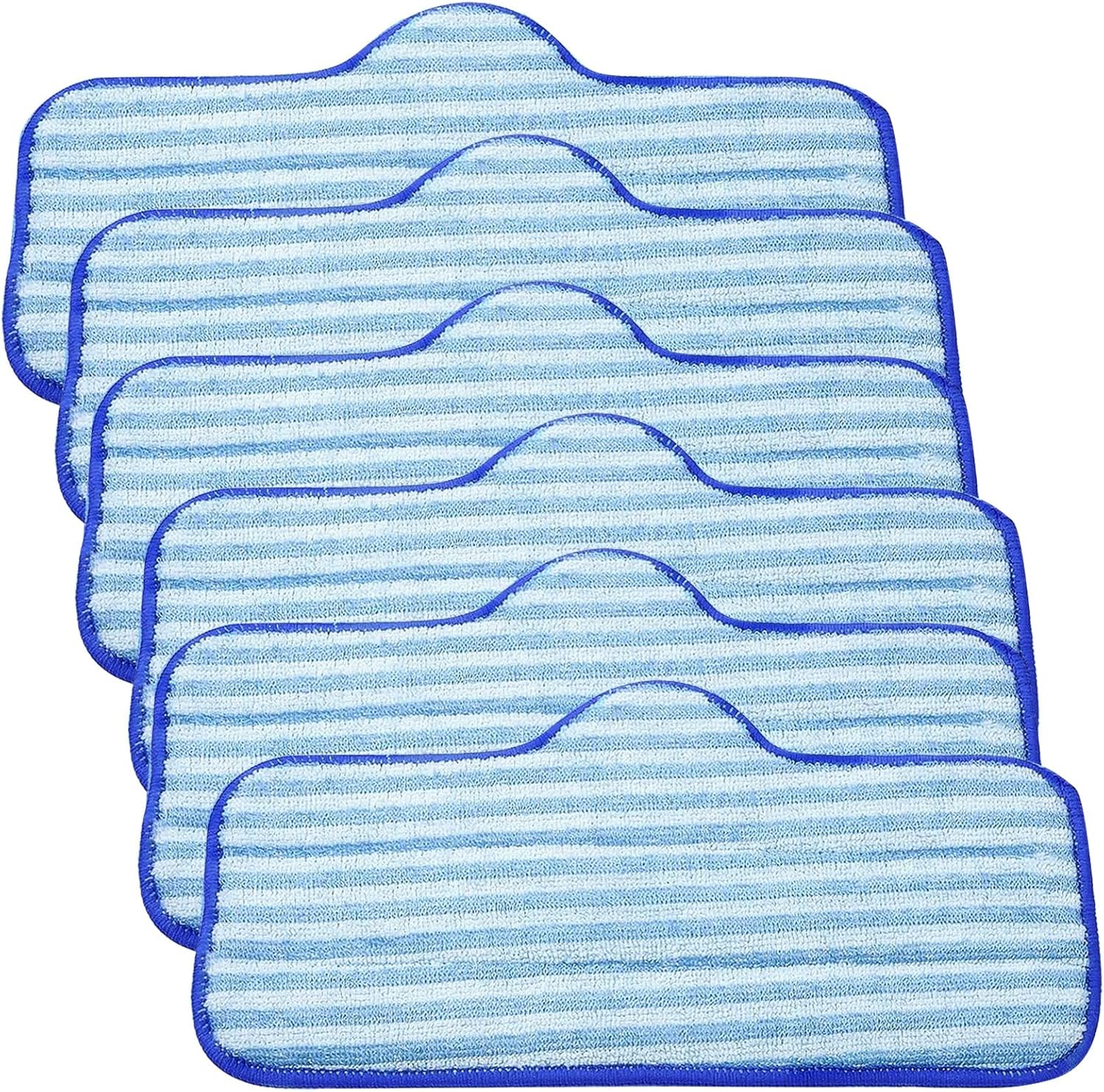 6 Pack Microfiber Pads Compatible with Dupray Neat Steam Cleaner, Durable, Reusable and Machine Washable - Image 1