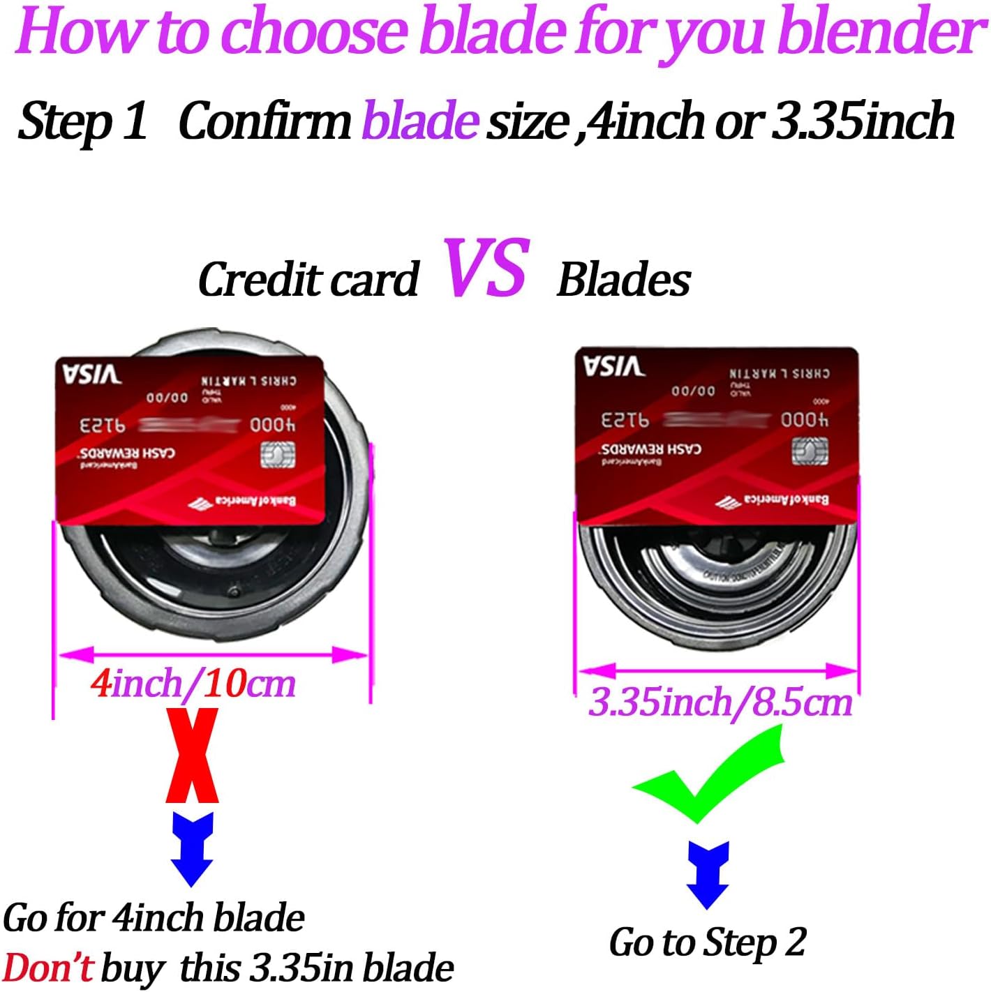 Replacement Parts for Nutri Ninja, 6Fin Blender Male Blade and cups Set for Blender BL660 BL770 BL780 BL740 etc. (5-pack) - Image 2