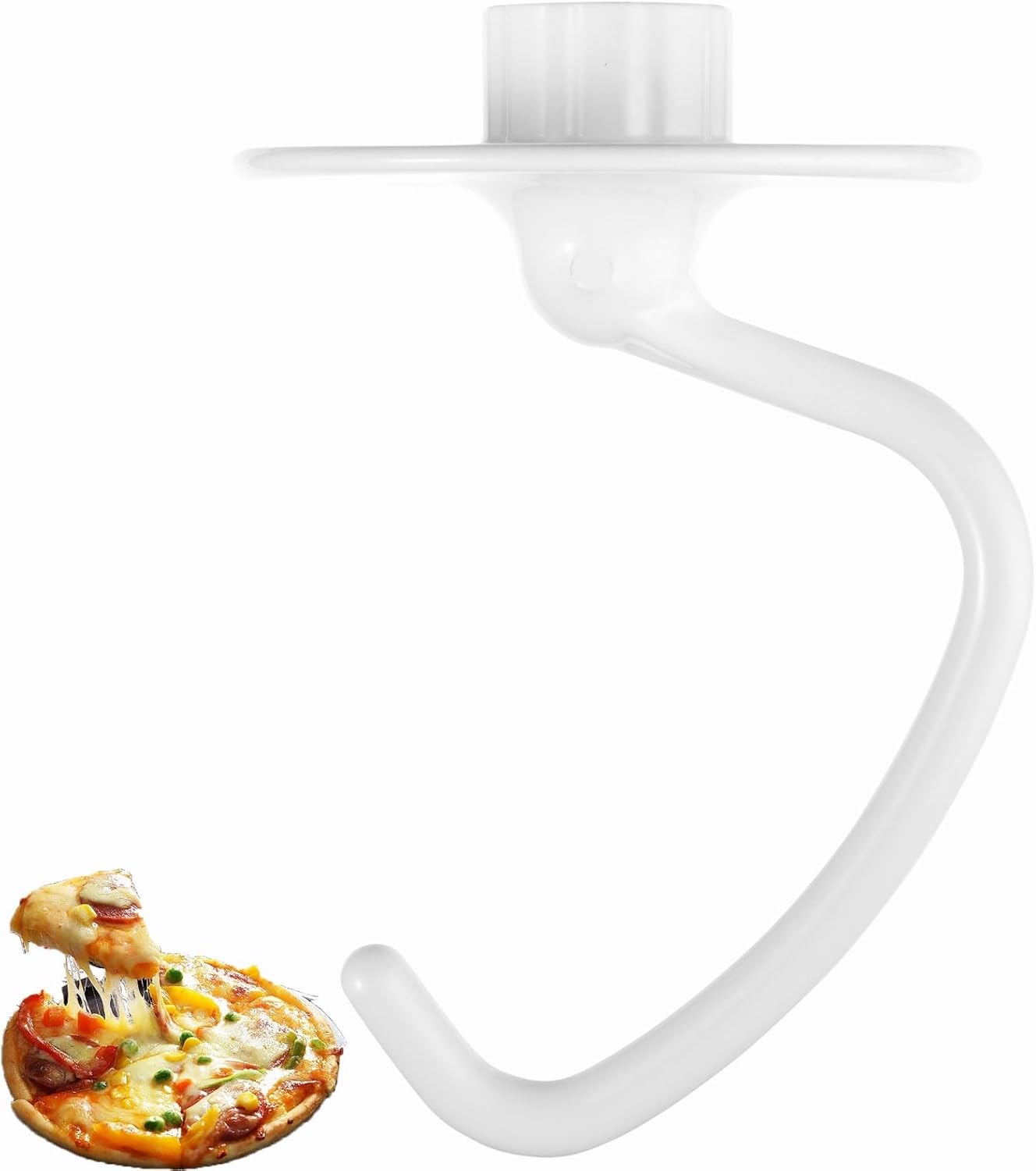 K45DH Coated Dough Hook for KitchenAid Mixer, Attachment for Kitchen Aid K45 K45SS KSM90 KSM150 Tilt-Head Stand Mixers, 4.5/5.0 Quart Bowel - Image 1