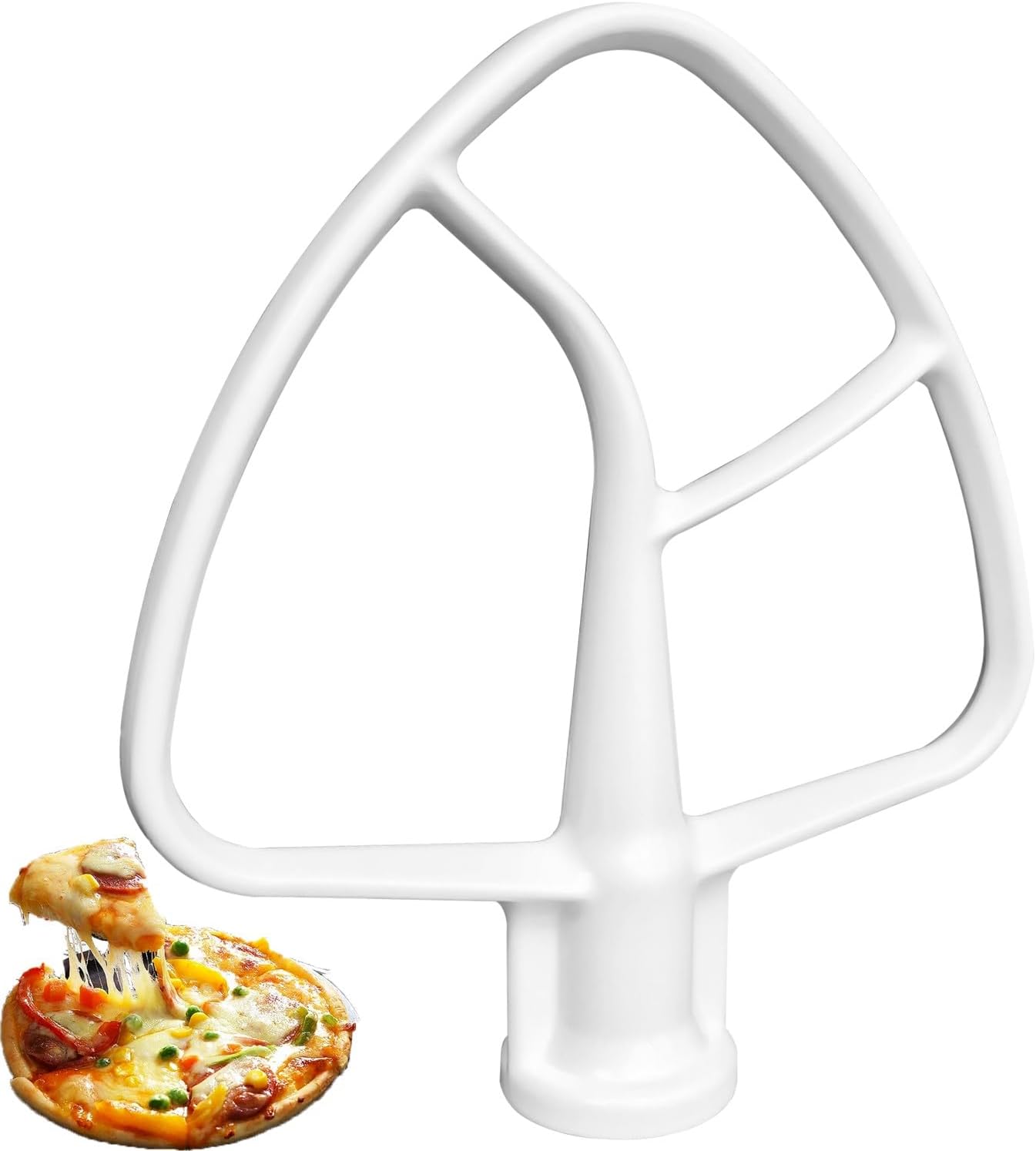 Replacement K45B Coated Flat Beater for Kitchenaid Stand Mixer, Compatible with 4.5 QT Tilt-Head Stand Mixer KSM90,K45 - Image 1