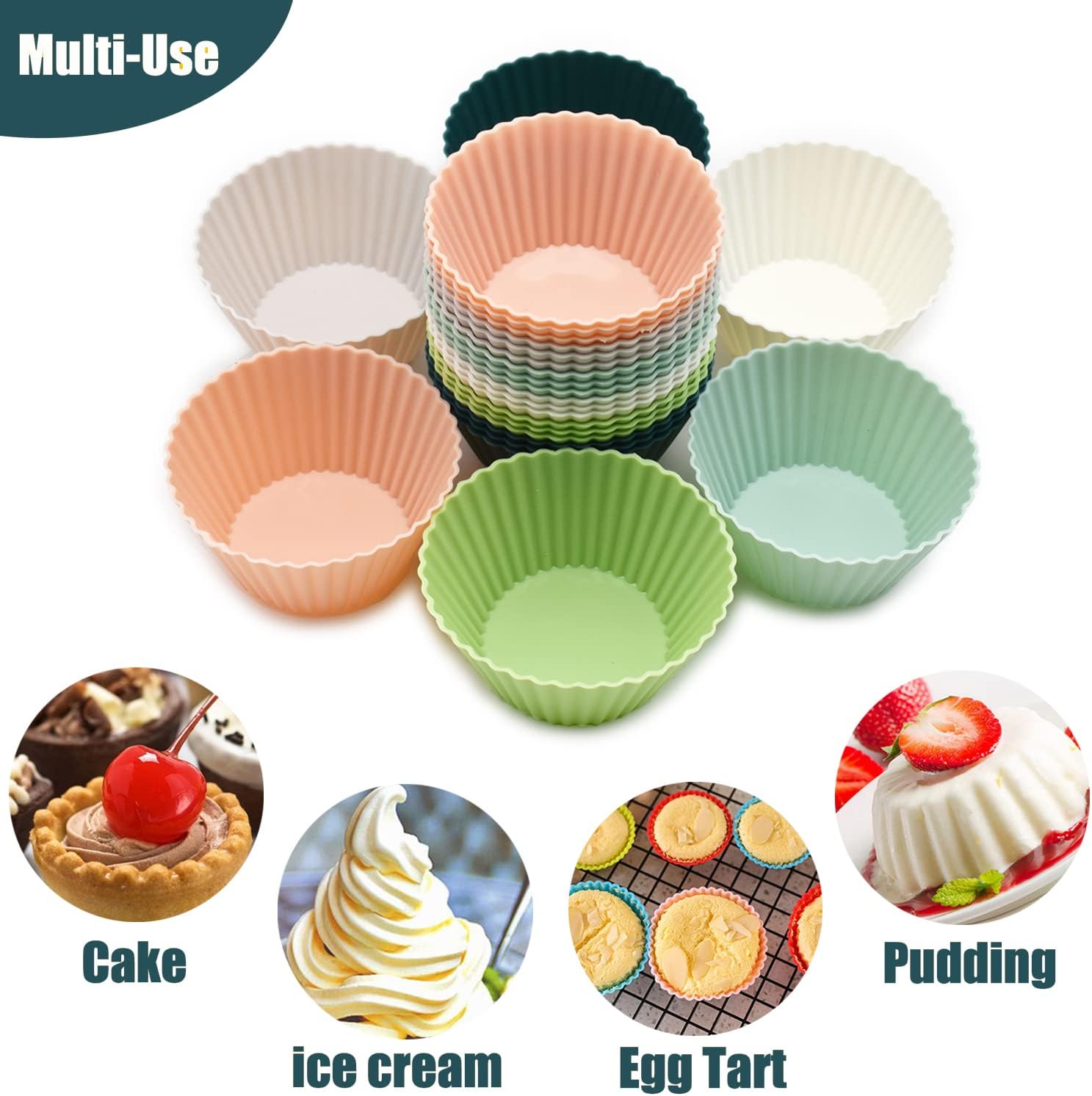 Cupcake Liners Standard Baking Cups Muffin Paper Cases - Image 3